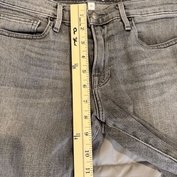 FRAME Le Homme Slim Jeans Rushmore Wash Men's Gray Black stonewashed Size 29 x32 - Picture 12 of 14